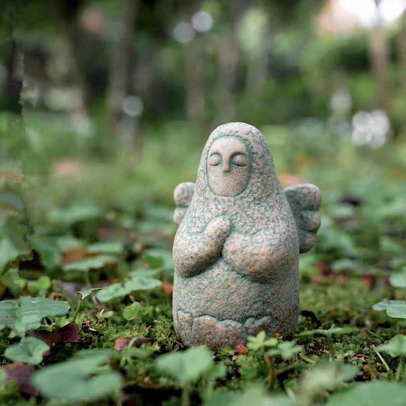Nail Art Zelda - Goddess stone Statues Cursed Goddess Statue