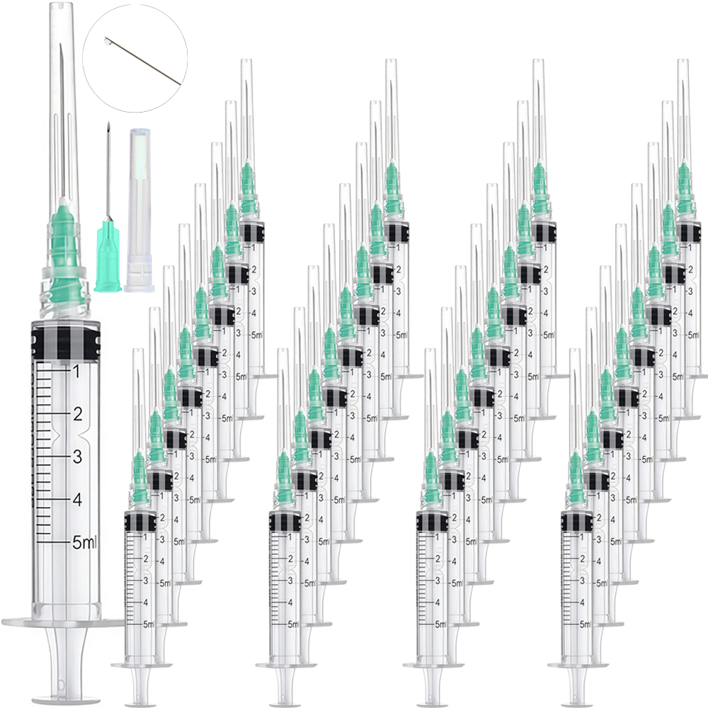 Nail Art Quirky - 50 Pieces of 5ml Luer-Lock Syringes,