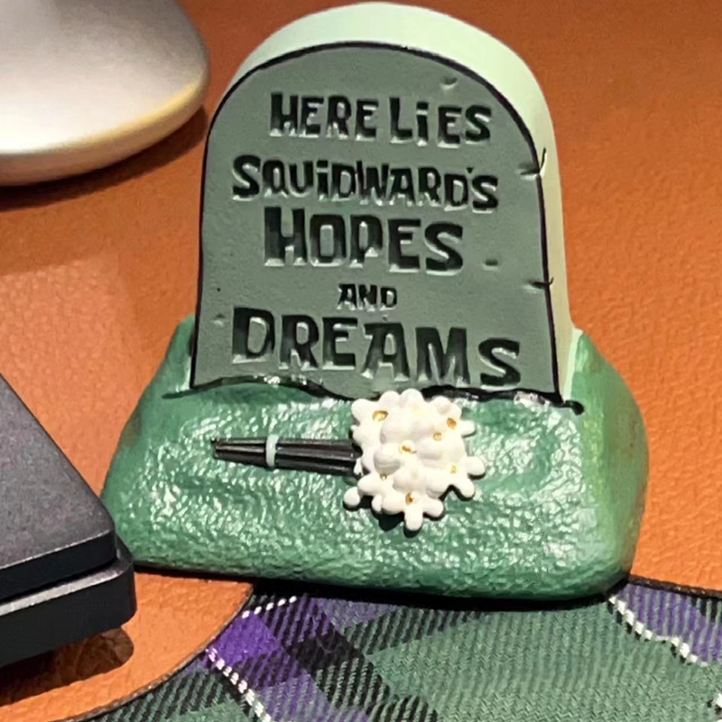 Nail Art Zelda - Gravestone from Squidward - 