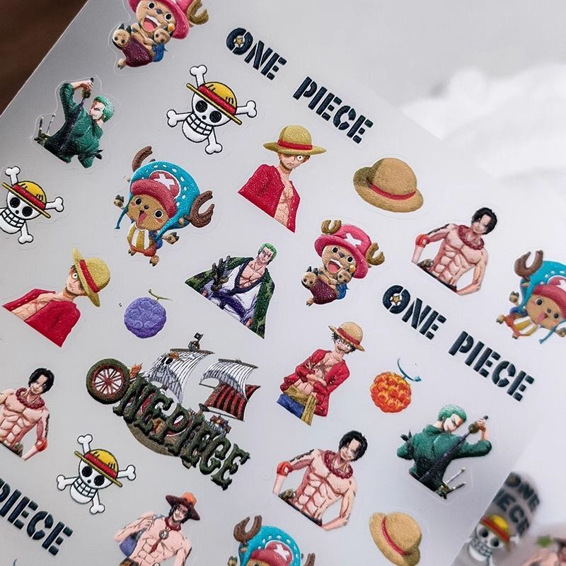 New One Piece Monkey· D·Luffy  - Nail Art Zoro One Piece recension och pris