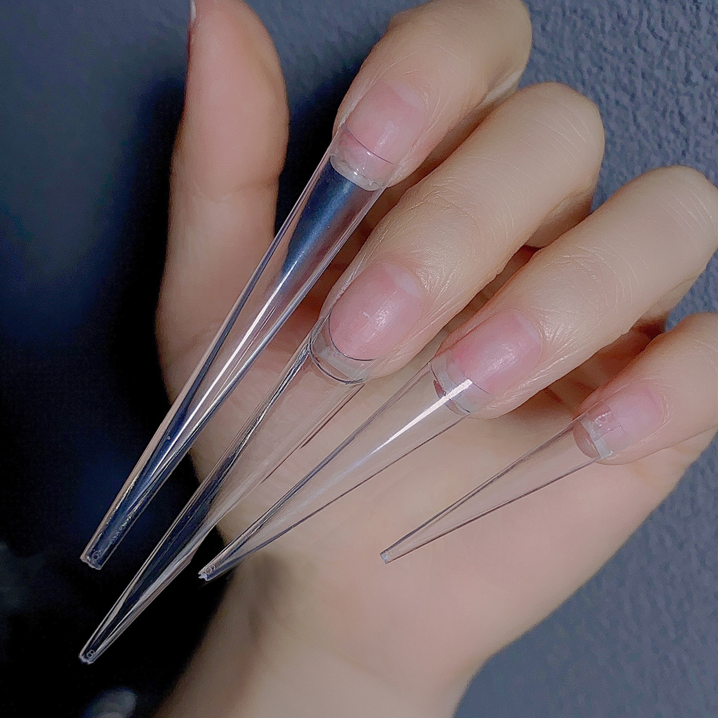 XXL Stiletto False Nails -Half - Nail Art Xxl recension och pris