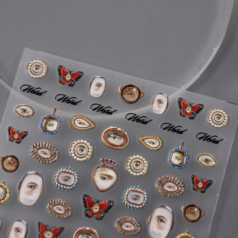 1pcs 5D Embossed Halloween Mix - Nail Art Zelda recension och pris