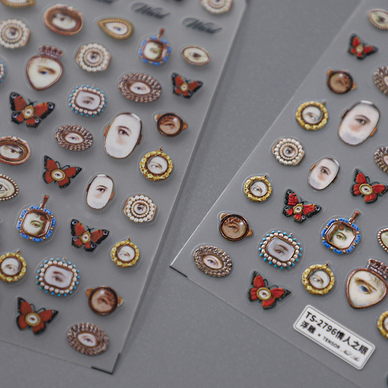 1pcs 5D Embossed Halloween Mix - Nail Art Zelda recension och pris