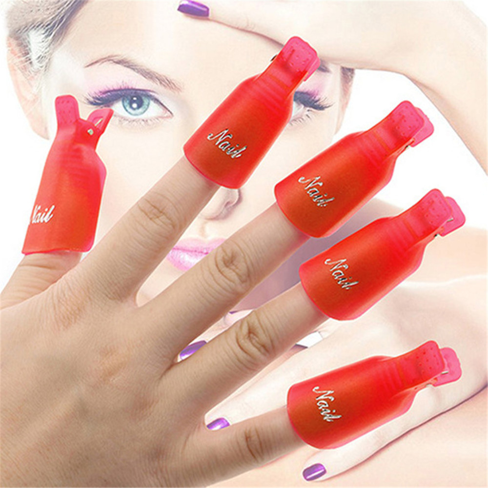 10 pieces Nail Art Soak off Ca - Nail Art Gel Polish recension och pris