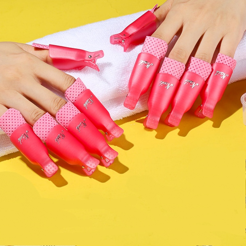 10 pieces Nail Art Soak off Ca - Nail Art Gel Polish recension och pris