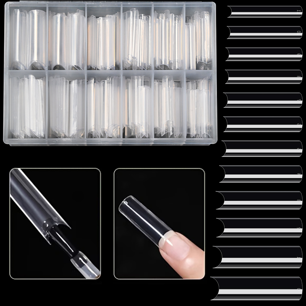 240pcs/Box XXL C Curve Straigh - Nail Art Xxl recension och pris