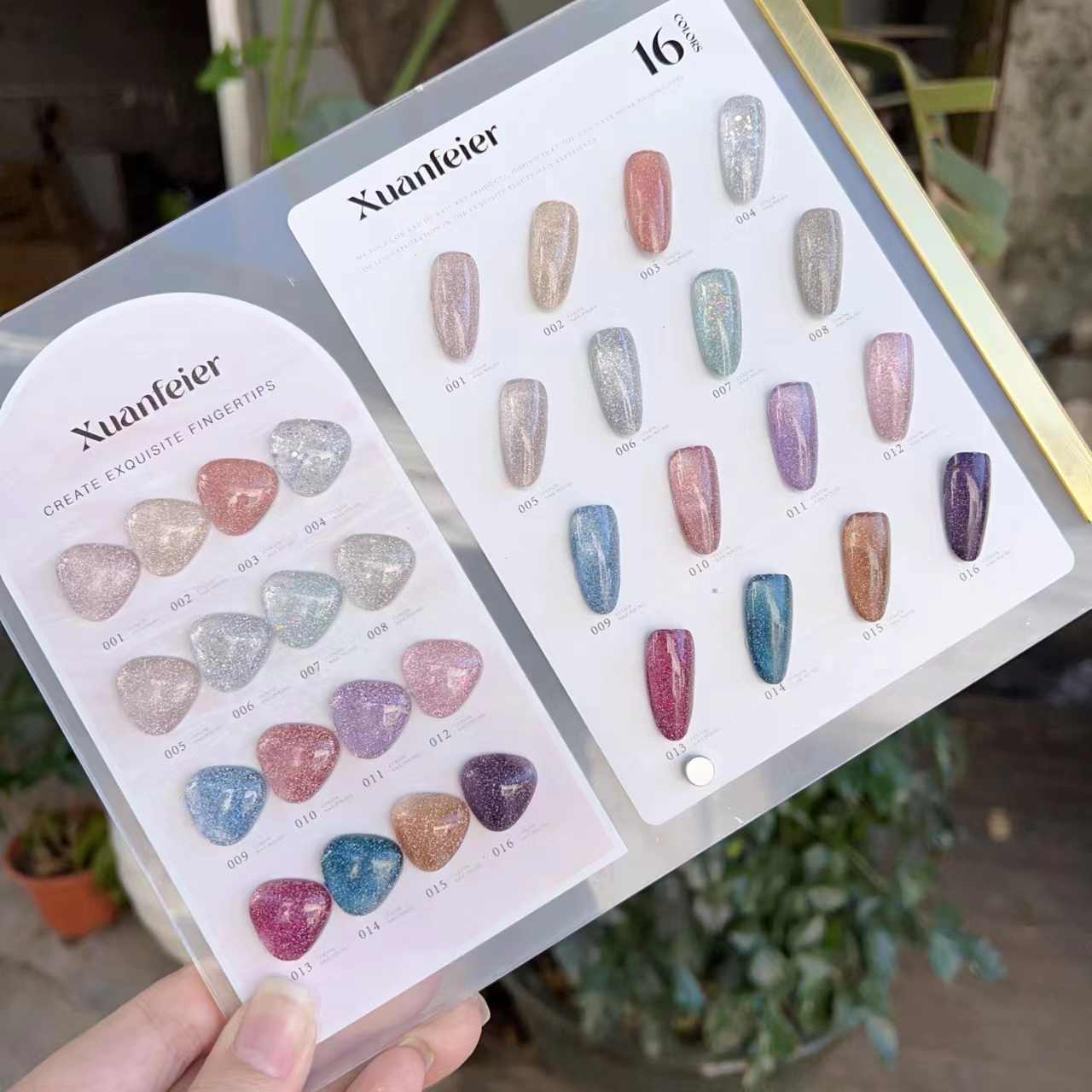 XUANFEIER 16 colors Broken dia - Nail Art Gel recension och pris