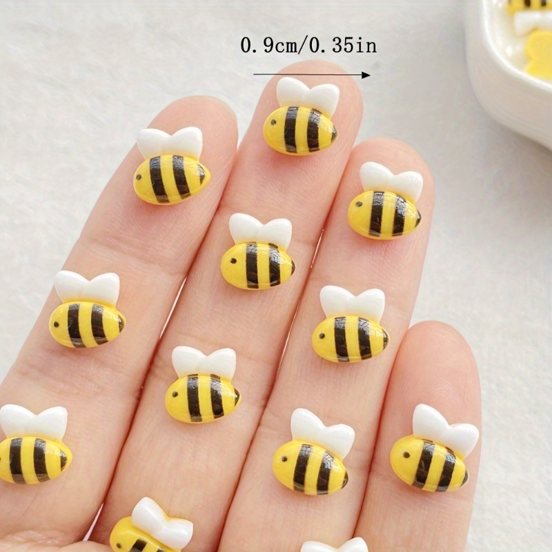 20pcs Cute Mini Handmade Bee,R - Nail Art Quirky recension och pris
