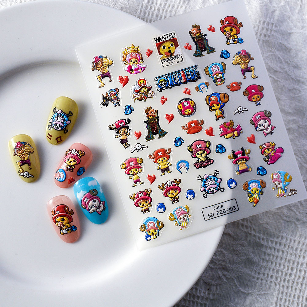 1PCS One Piece Cartoon Nail St - Nail Art Zoro One Piece recension och pris