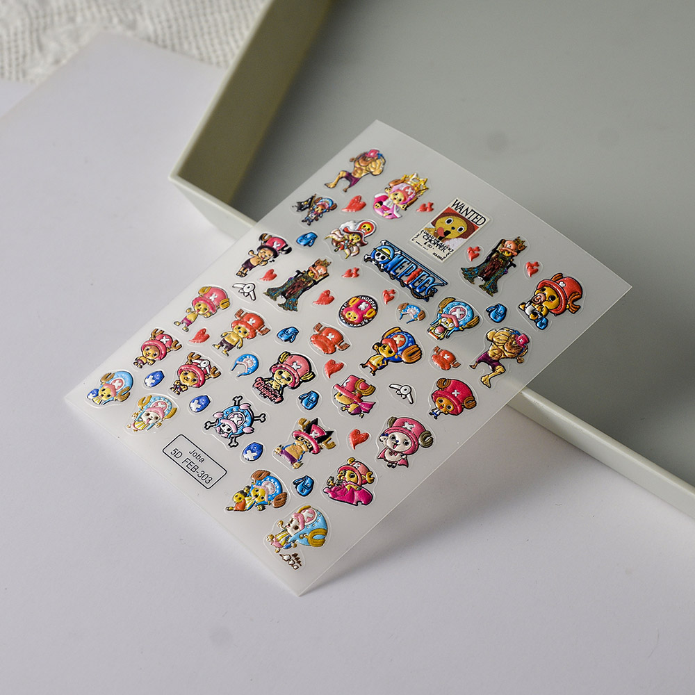 1PCS One Piece Cartoon Nail St - Nail Art Zoro One Piece recension och pris