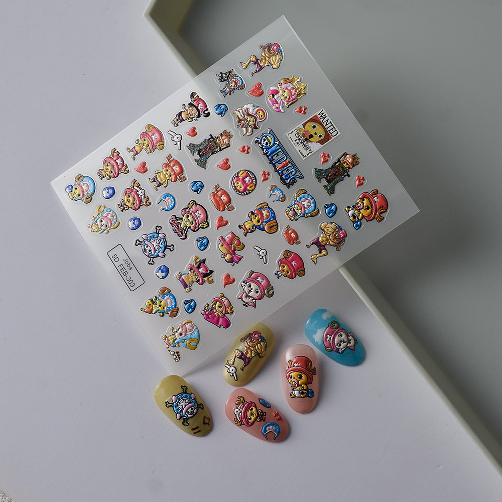 1PCS One Piece Cartoon Nail St - Nail Art Zoro One Piece recension och pris