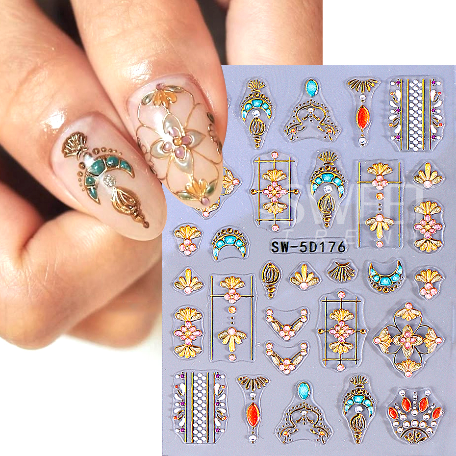5D Moon Star Flower Nail Art S - Nail Art Zelda recension och pris
