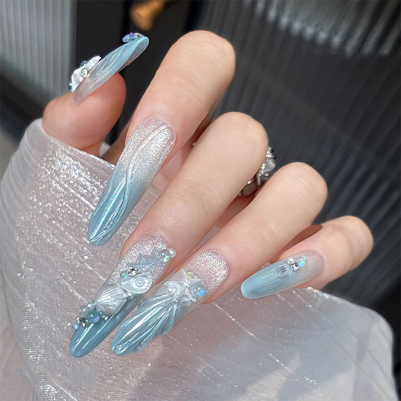 50Pcs Mix Ocean Series Pearl S - Nail Art Quirky recension och pris