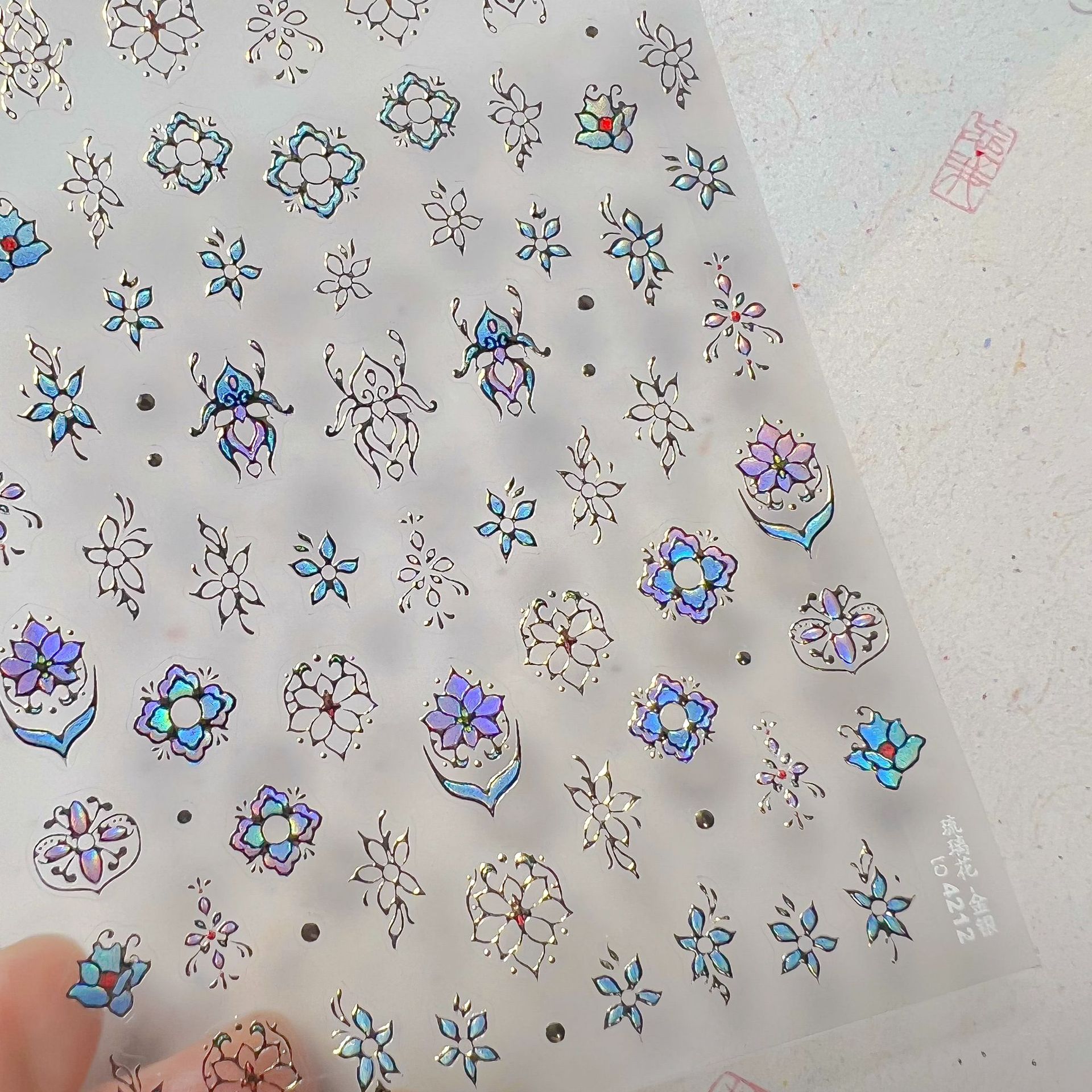 Bohemian Pattern Colorful Love - Nail Art Zelda recension och pris