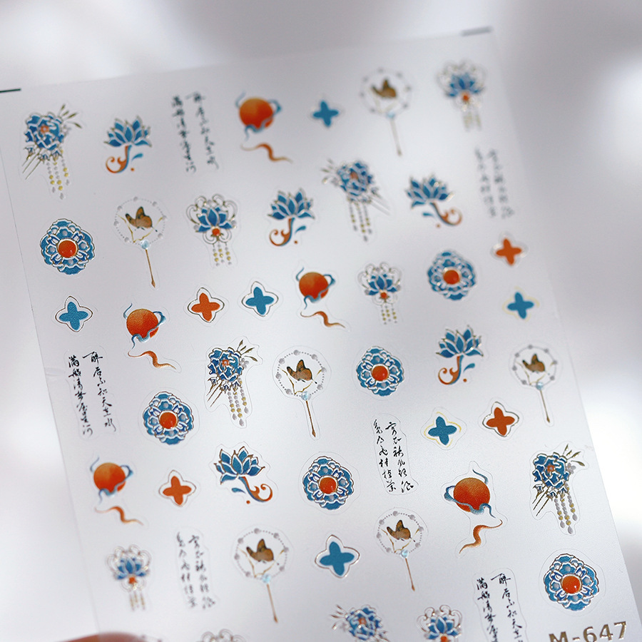 Bohemian Pattern Colorful Love - Nail Art Zelda recension och pris
