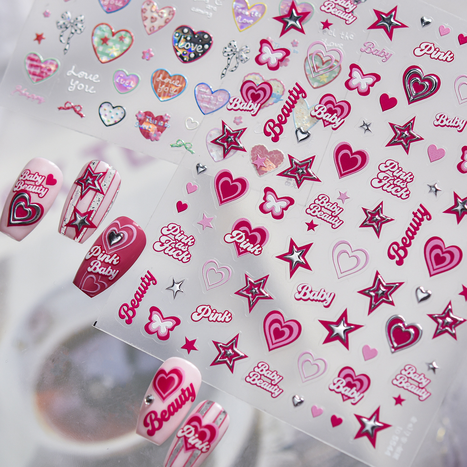 5D Metal Nail Stickers Sweet P - Nail Art Zelda recension och pris