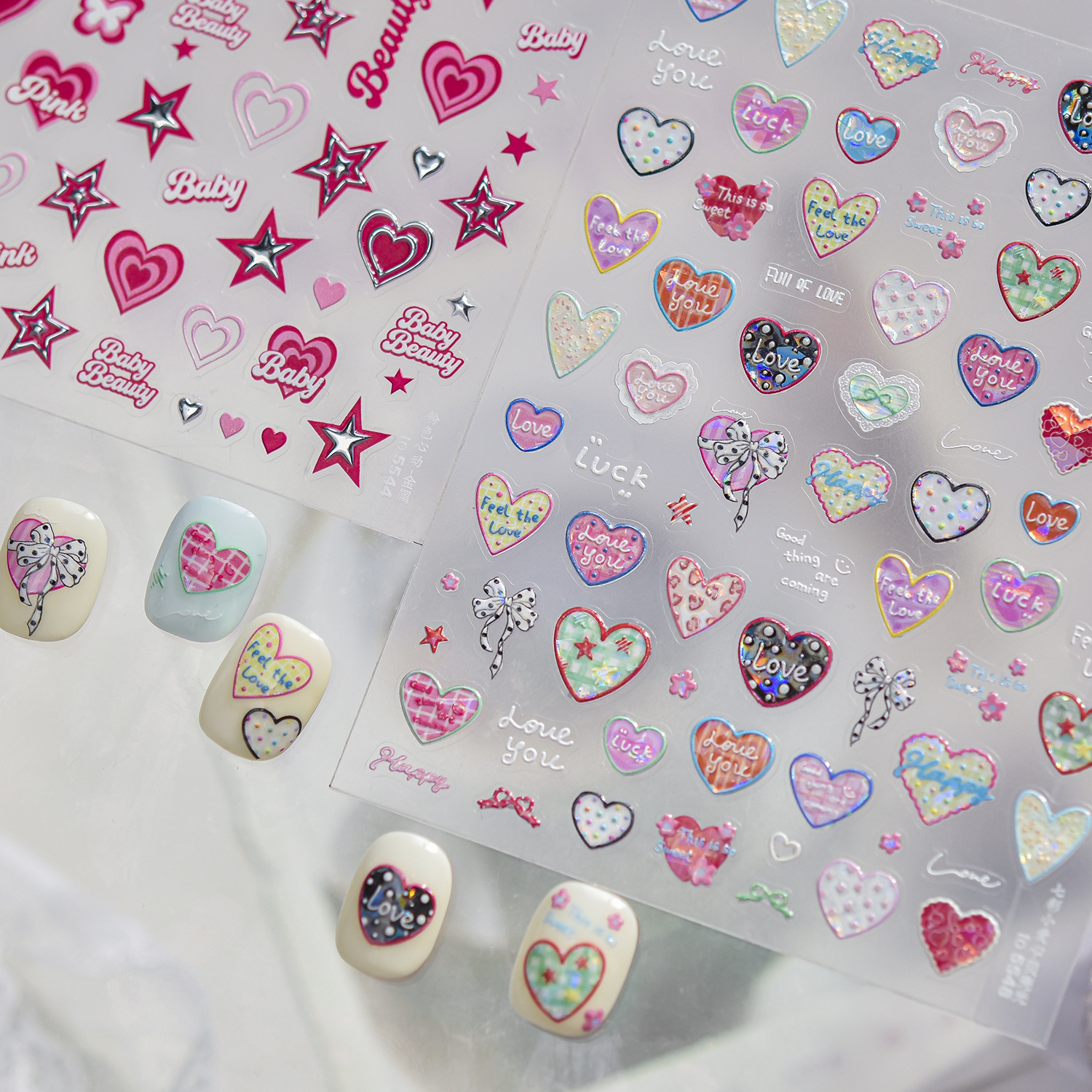 5D Metal Nail Stickers Sweet P - Nail Art Zelda recension och pris