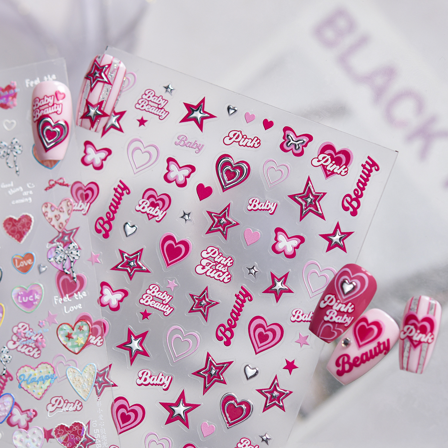 5D Metal Nail Stickers Sweet P - Nail Art Zelda recension och pris