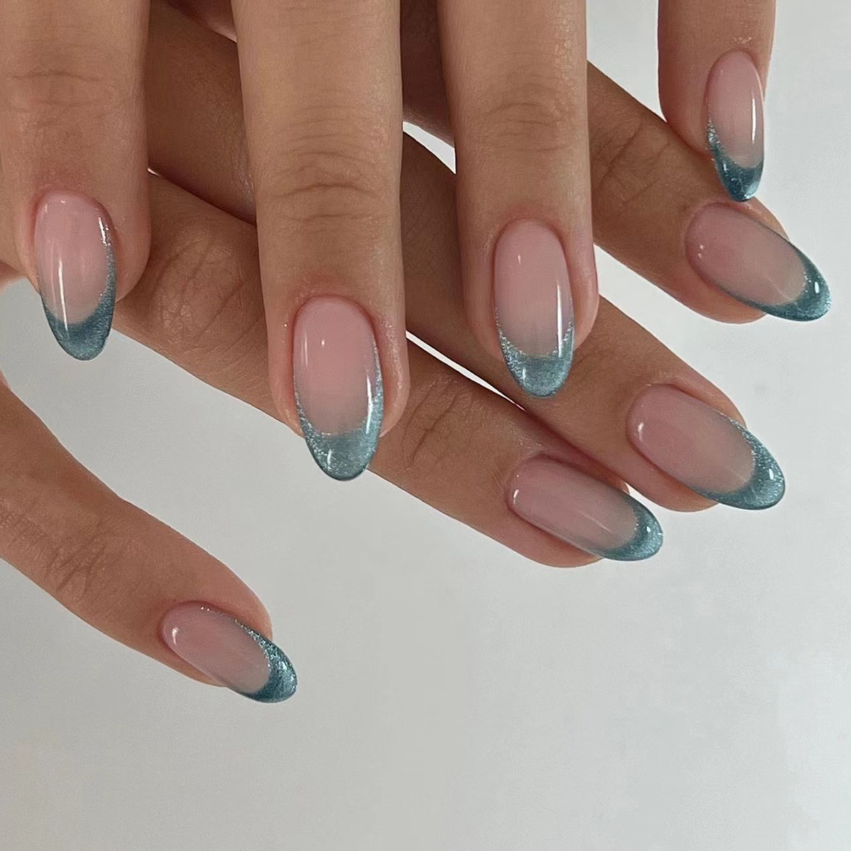 24Pcs French Almond False Nail - Nail Art Red recension och pris