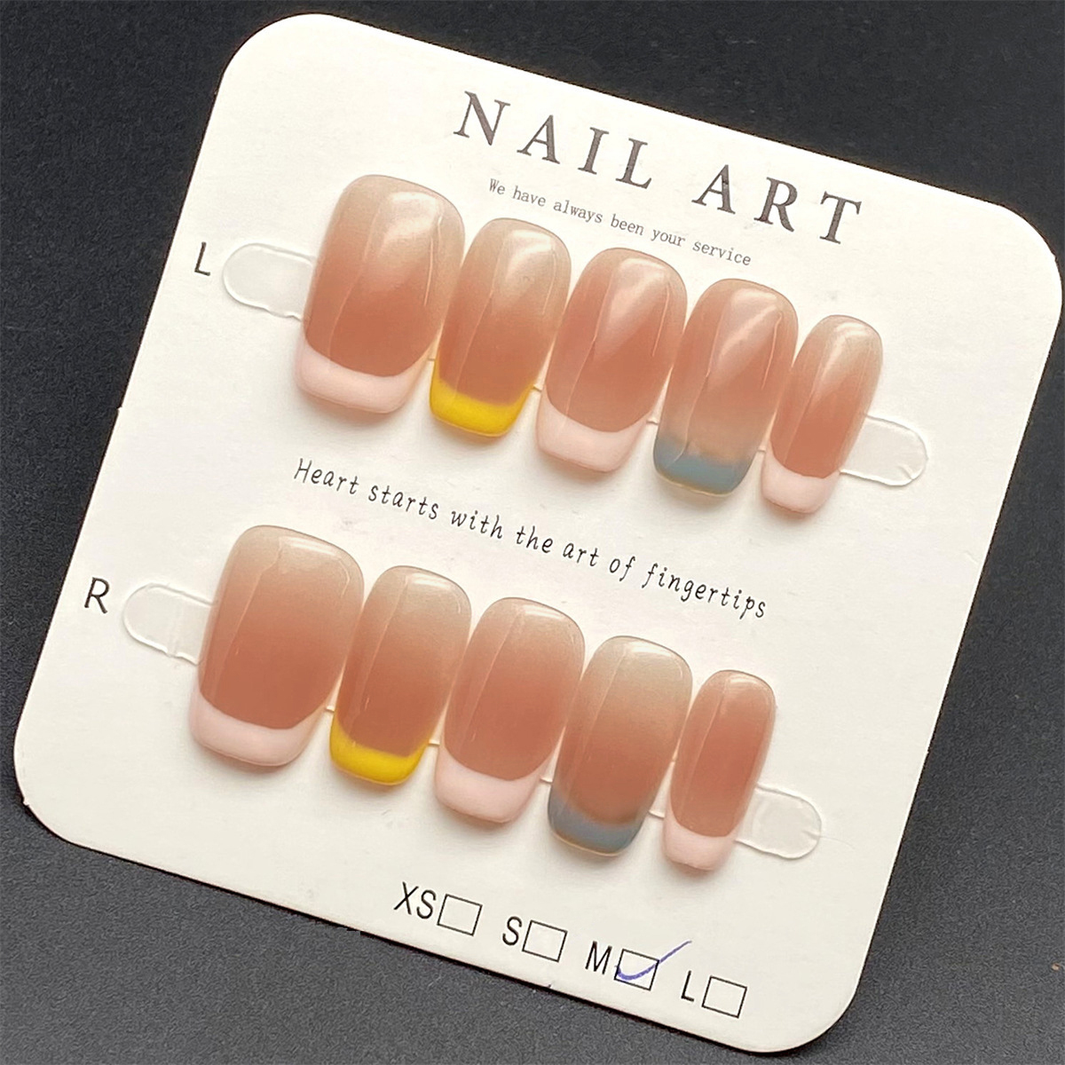 Full Cover False Nails 10pcs/S - Nail Art Quirky recension och pris
