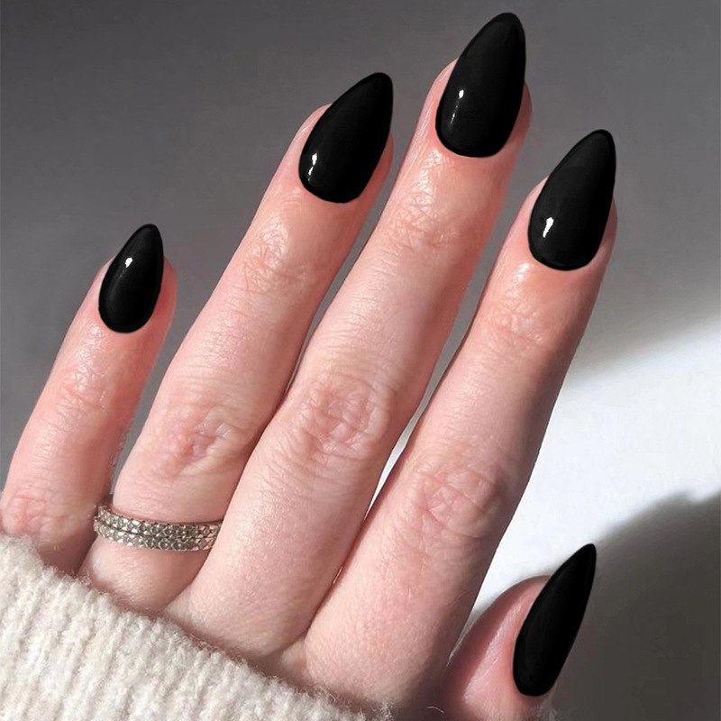 24pcs Solid Color False Nails  - Nail Art Red recension och pris