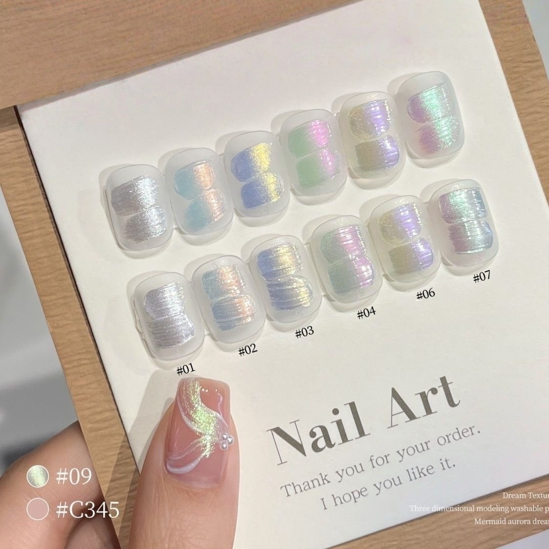 1pc 9-color new popular pattin - Nail Art Gel Polish recension och pris