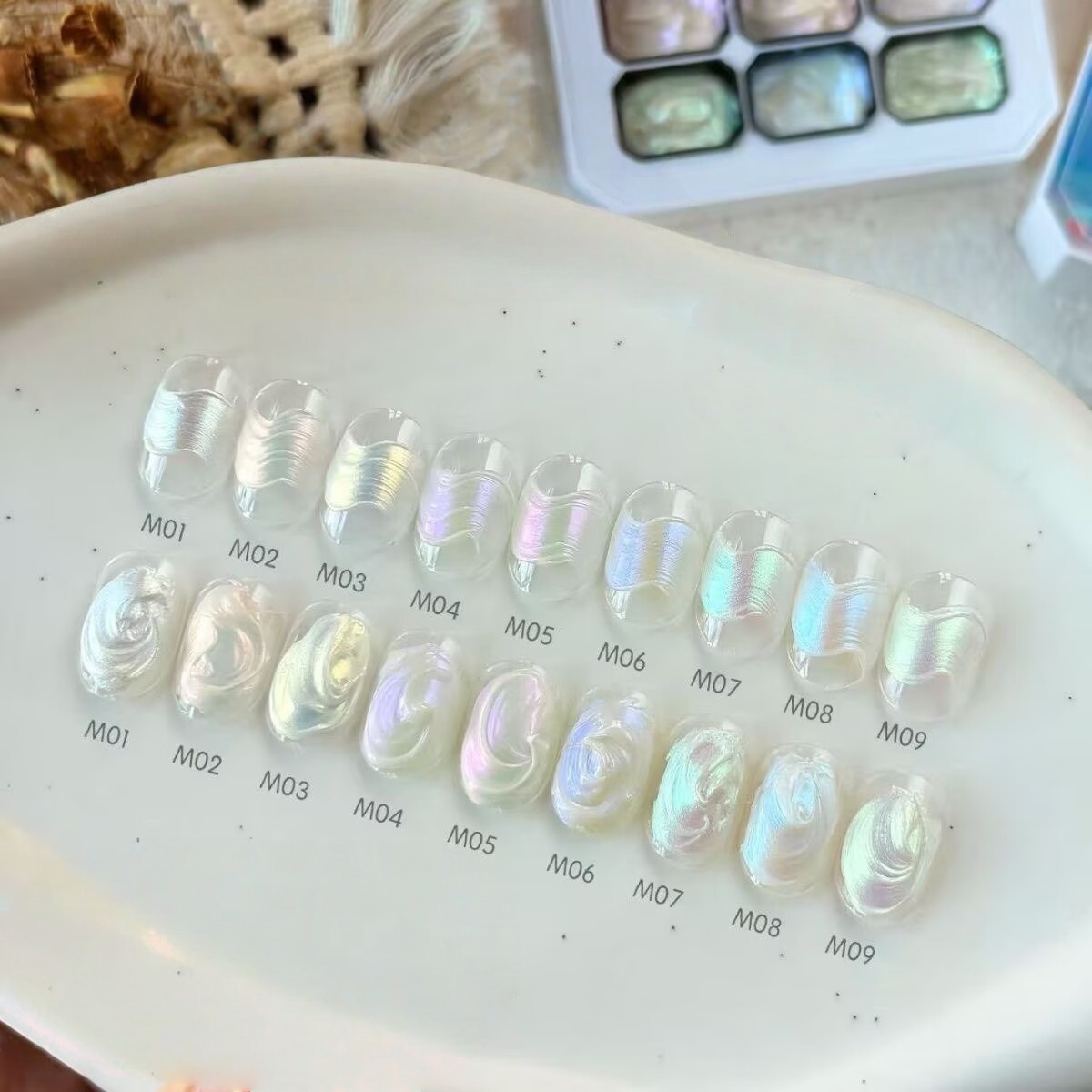 1pc 9-color new popular pattin - Nail Art Gel Polish recension och pris