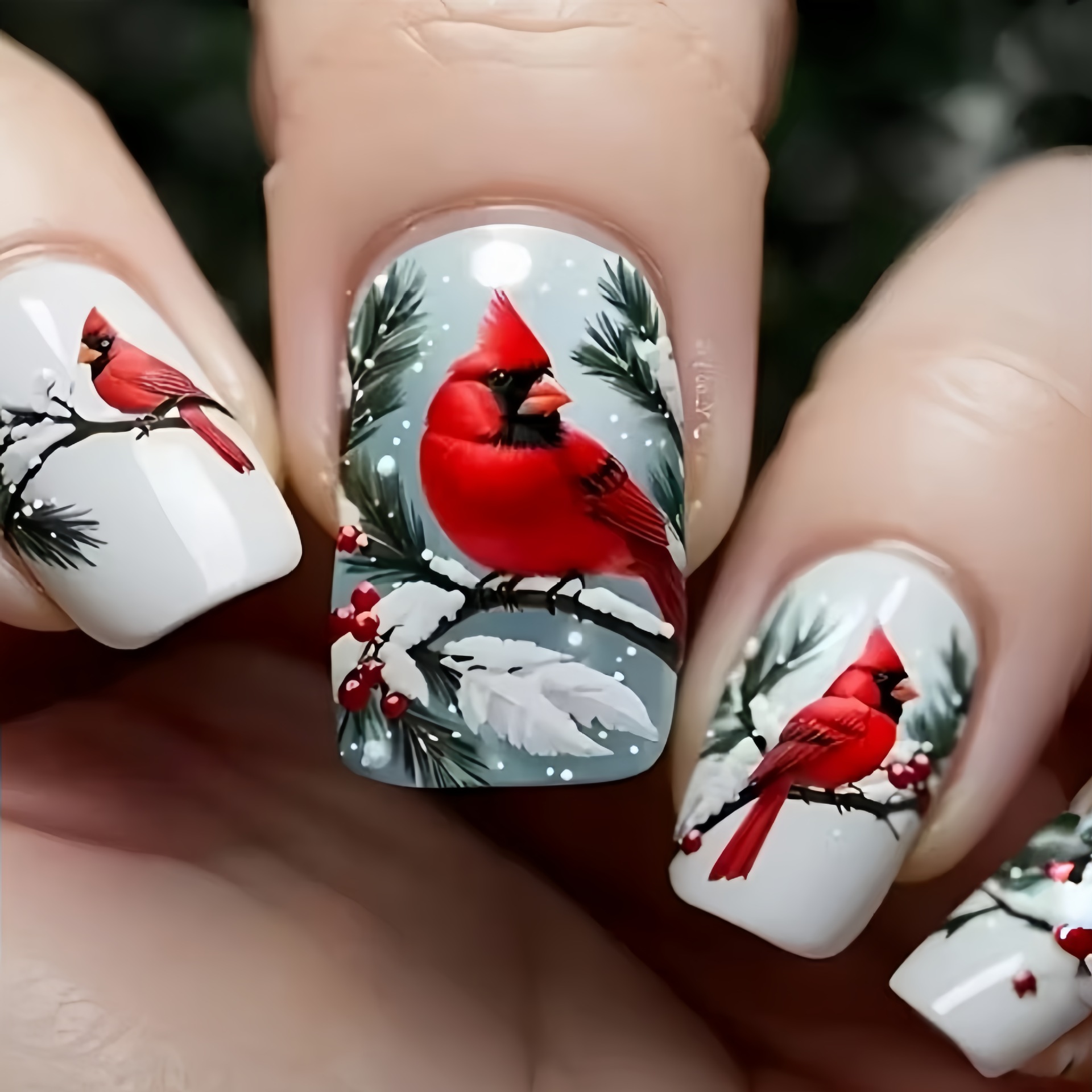 Medium fake nails for women gi - Nail Art Red recension och pris