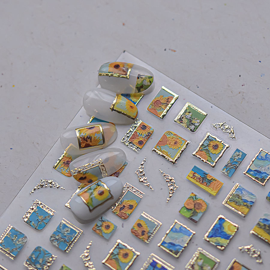 Retro Oil Painting Hot Stampin - Nail Art Zelda recension och pris
