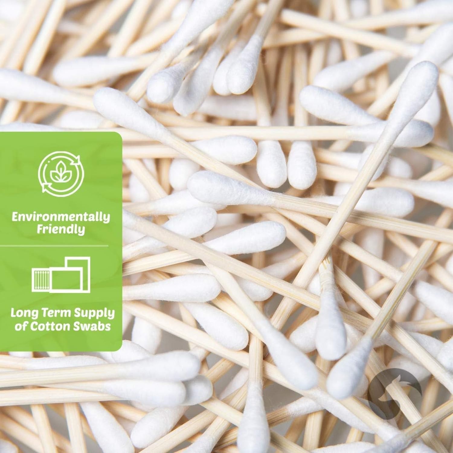 Bamboo Cotton Swabs 500 Count  - Nail Art Xxl recension och pris