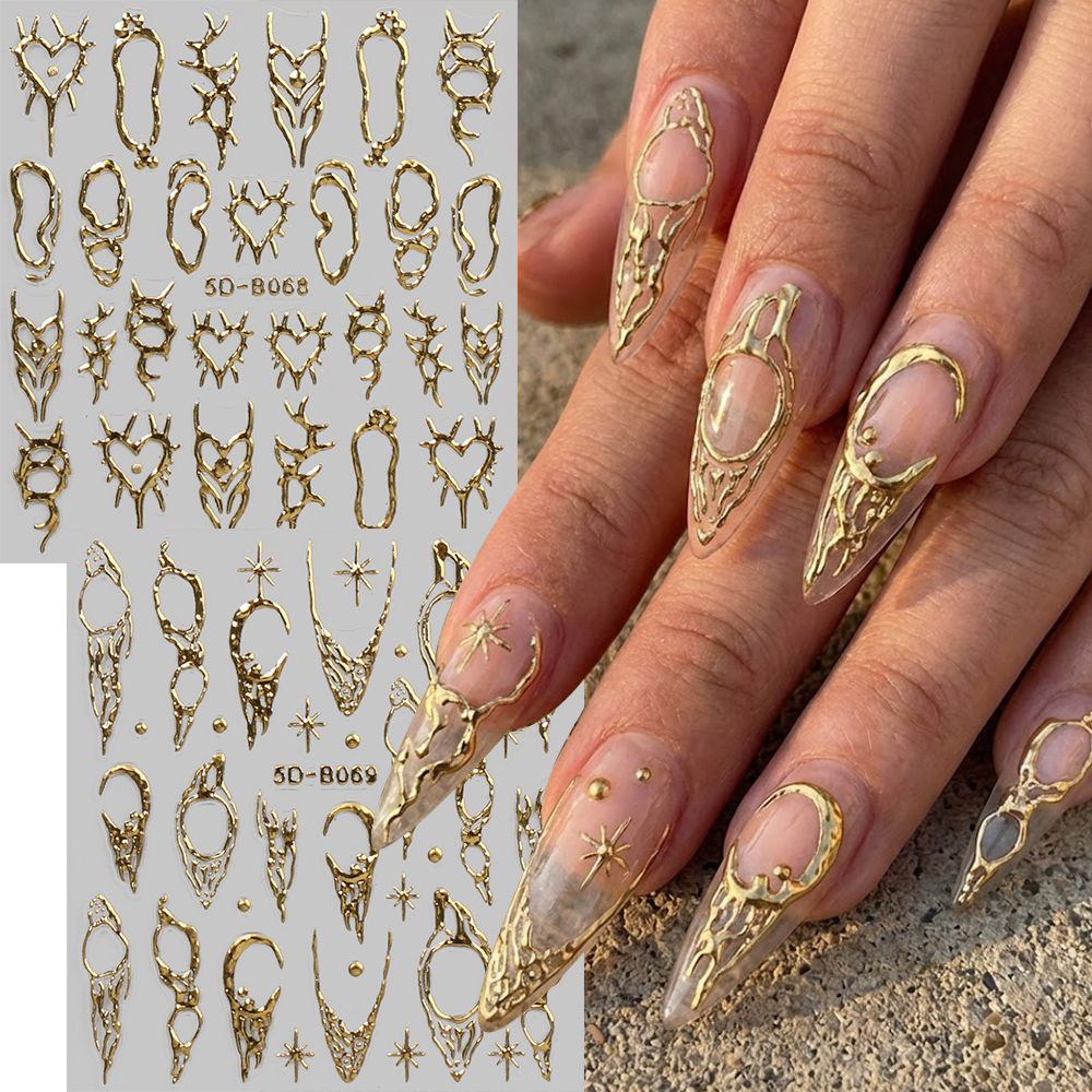 2pcs Vintage Thorns Y2K Nail A - Nail Art Zelda recension och pris