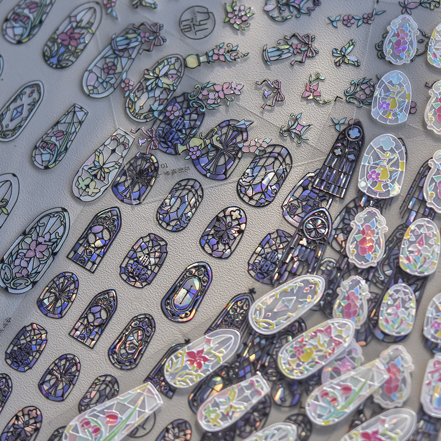 1piece 5D Glass Fragment Nail  - Nail Art Zelda recension och pris