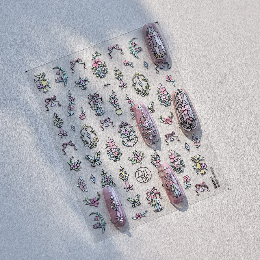 1piece 5D Glass Fragment Nail  - Nail Art Zelda recension och pris