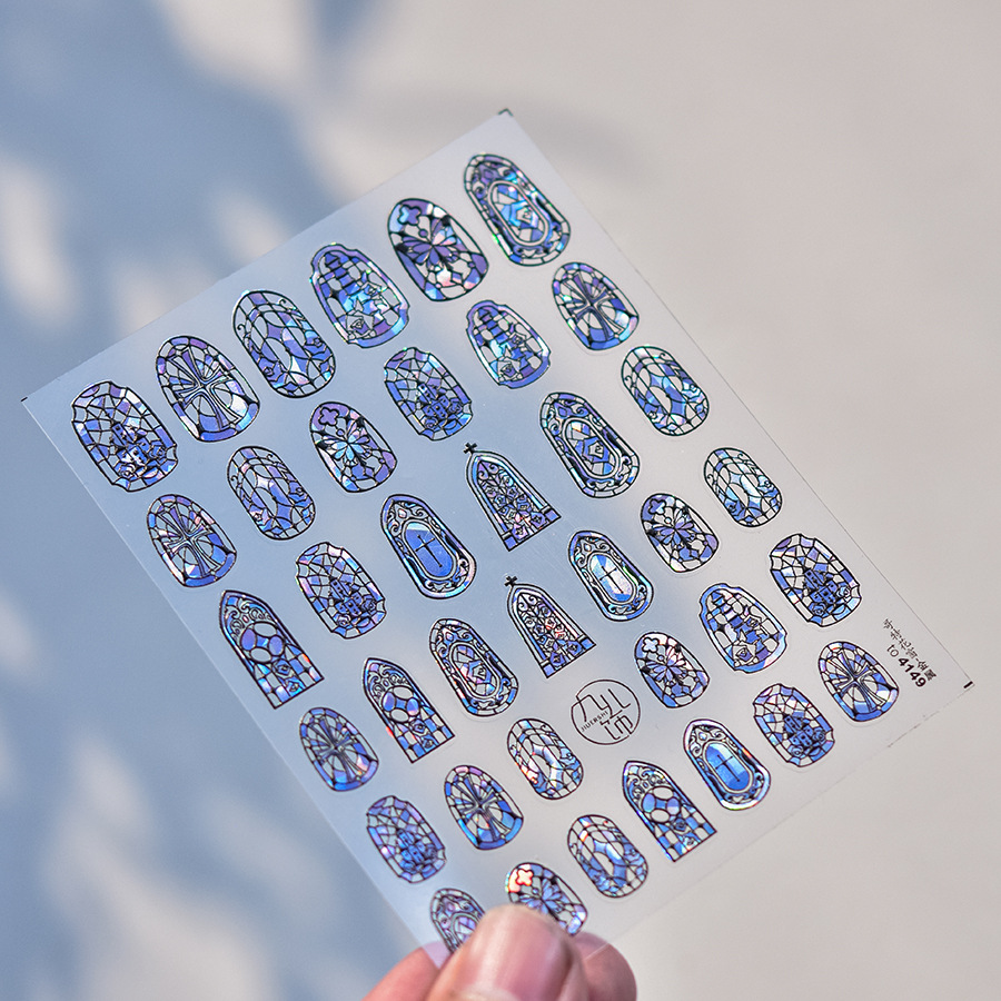 1piece 5D Glass Fragment Nail  - Nail Art Zelda recension och pris