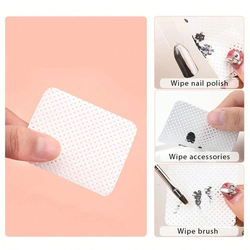 Lint Free Wipes Cleaning Tool  - Nail Art Gel Polish recension och pris