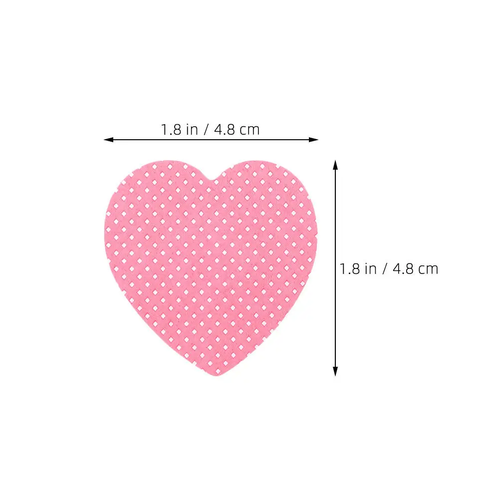 Heart Shaped Lint-Free Nail Wi - Nail Art Gel Polish recension och pris