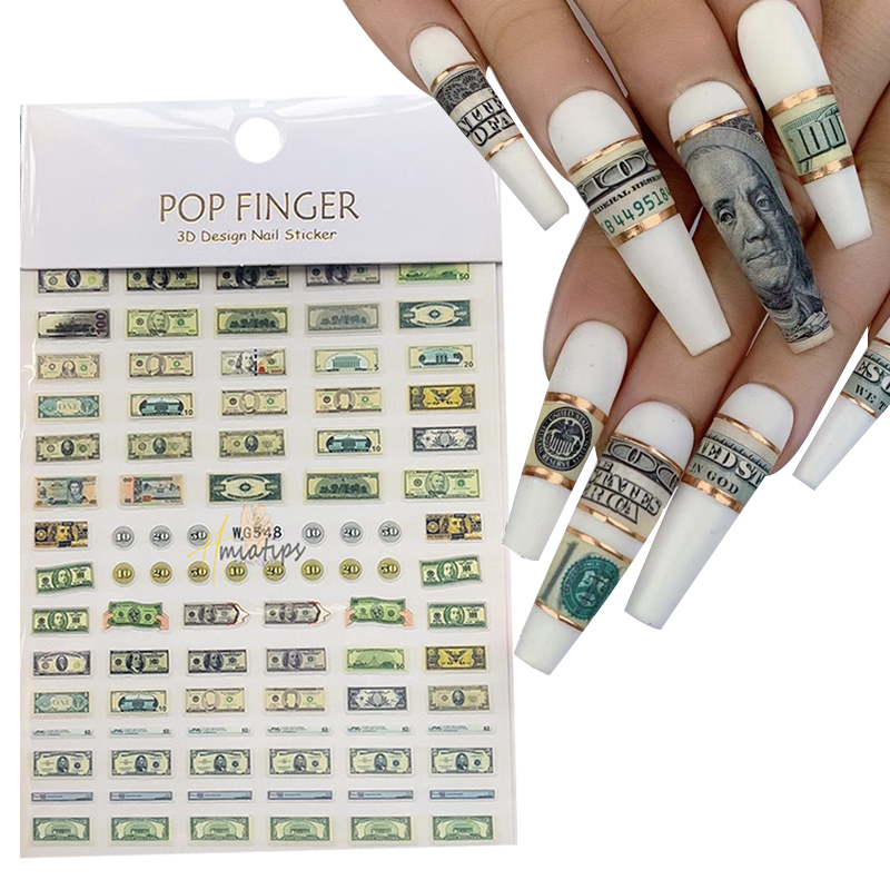 3D Money Dollar Sign Nail Art  - Nail Art Zelda recension och pris