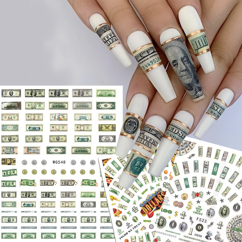 3D Money Dollar Sign Nail Art  - Nail Art Zelda recension och pris