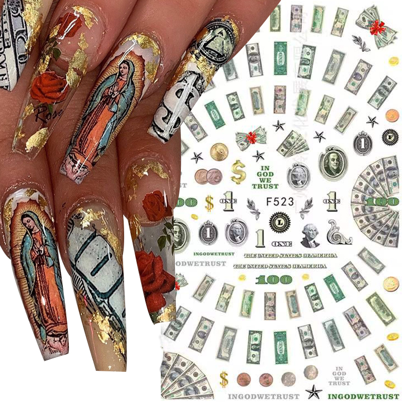 3D Money Dollar Sign Nail Art  - Nail Art Zelda recension och pris