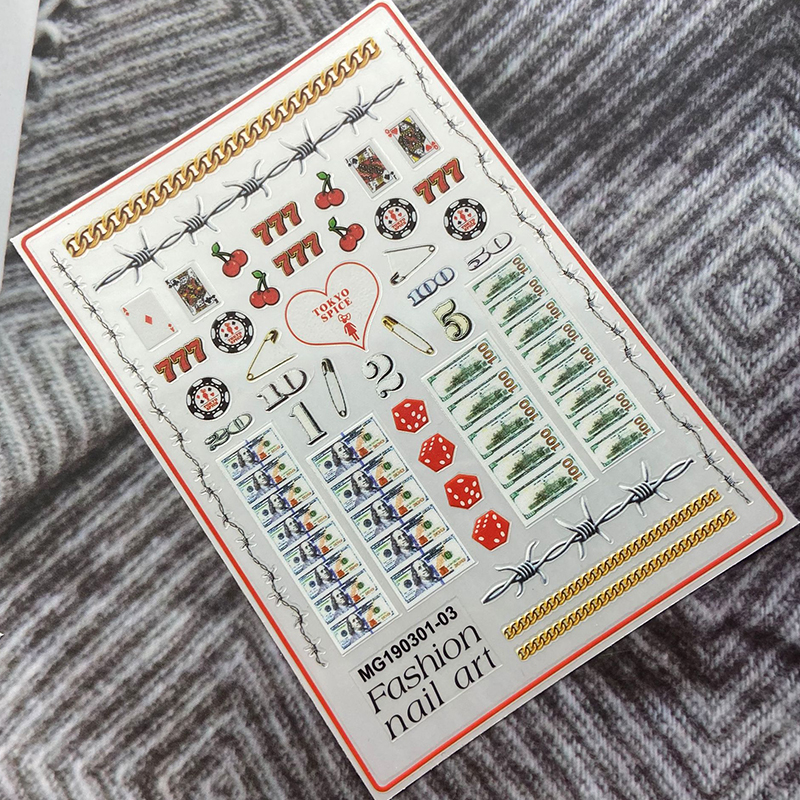 3D Money Dollar Sign Nail Art  - Nail Art Zelda recension och pris