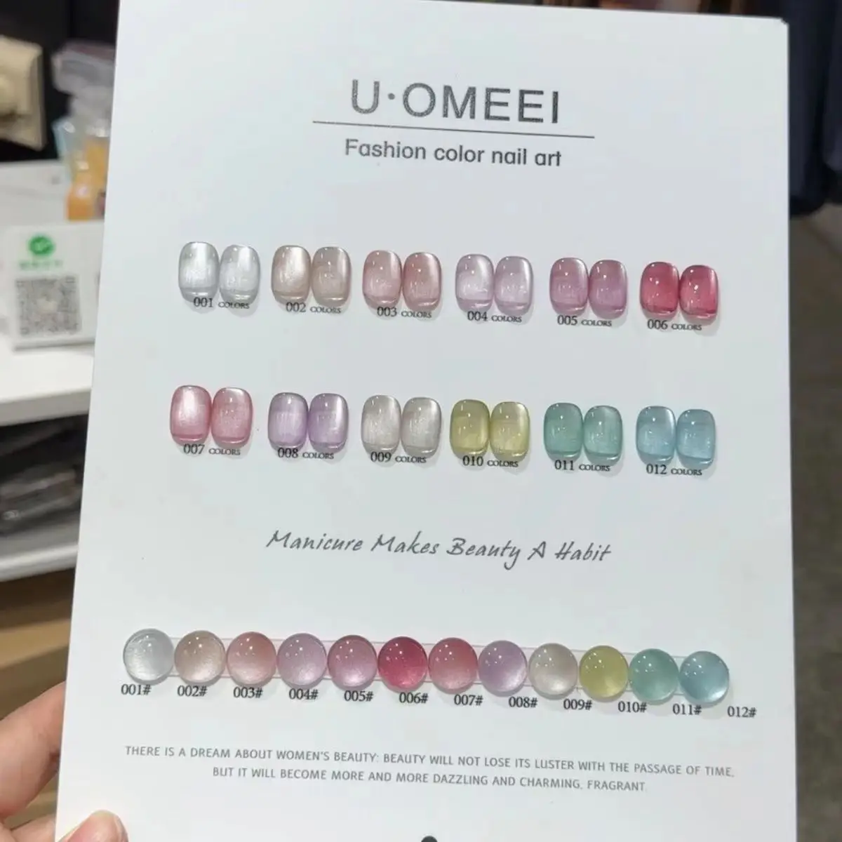 U·OMEEI 12 Colors 6 Colors Mis - Nail Art Gel recension och pris