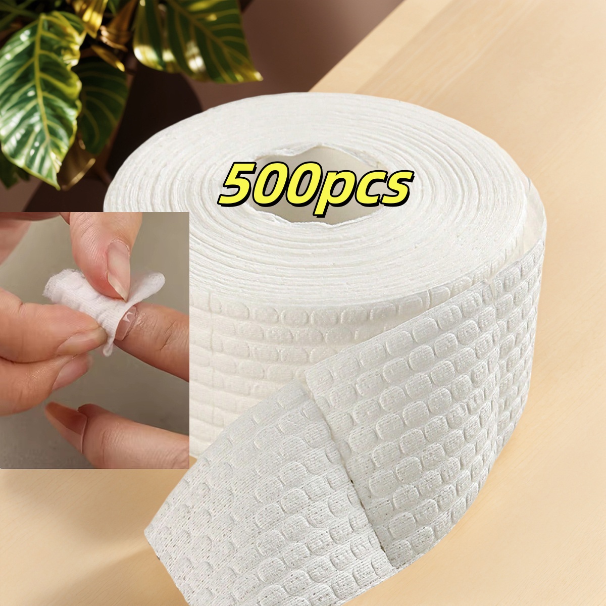 300/500Pcs/Roll Nail Cotton Wi - Nail Art Gel Polish recension och pris