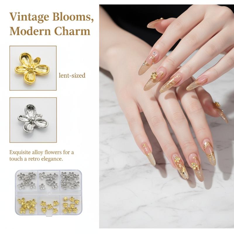 3D Alloy Nail Art Decorations  - Nail Art Lilac recension och pris