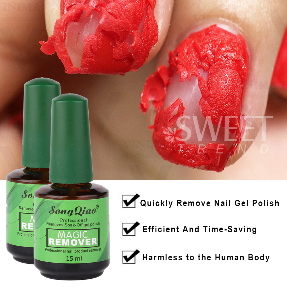 1/2/3pcs 15ml Nail Remover Bur - Nail Art Gel Polish recension och pris
