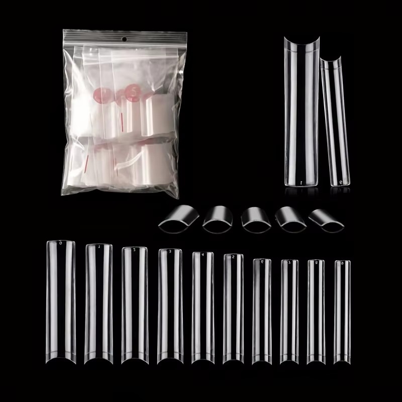 500 XXL C-Curve-Free Nail Tips - Nail Art Xxl recension och pris
