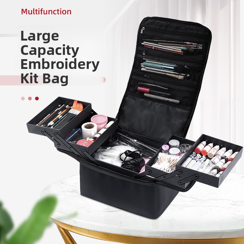 Portable Multi-layer Storage B - Nail Art Home Service recension och pris