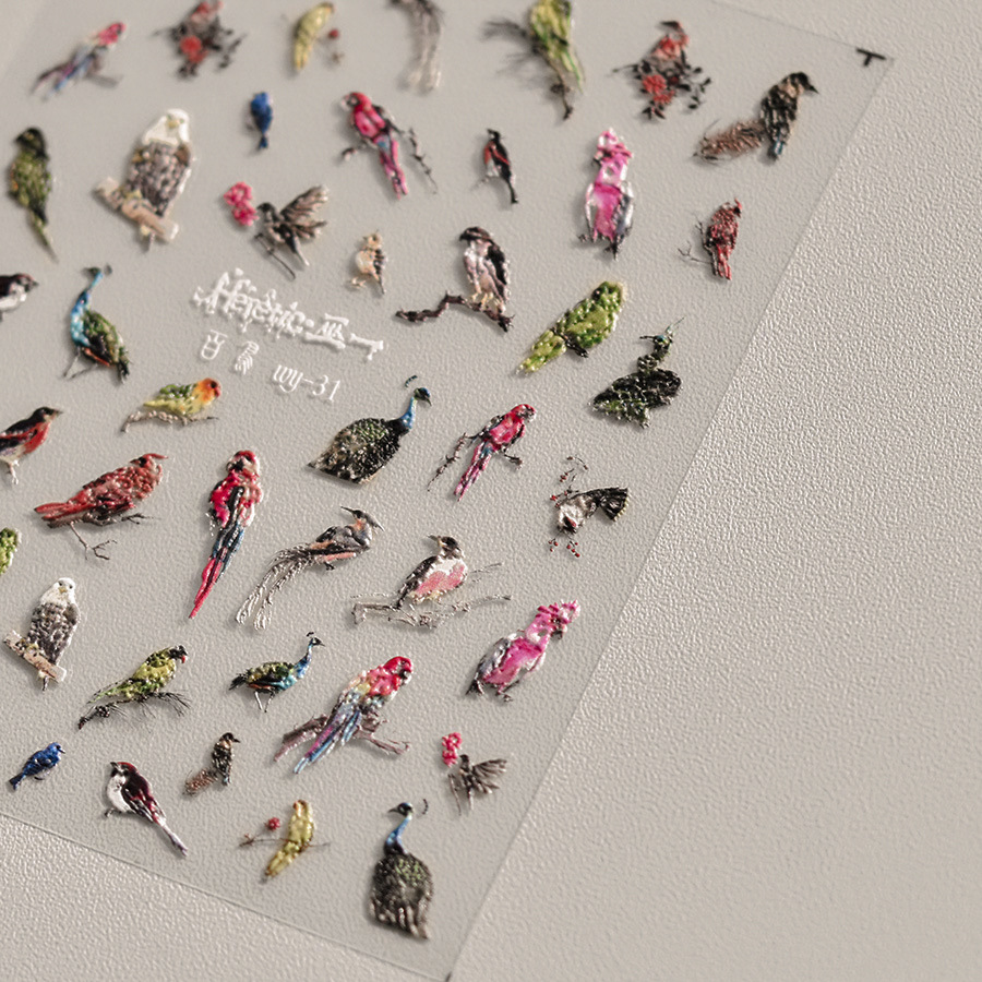 Magpie Branch Bird Peach Bloss - Nail Art Zelda recension och pris